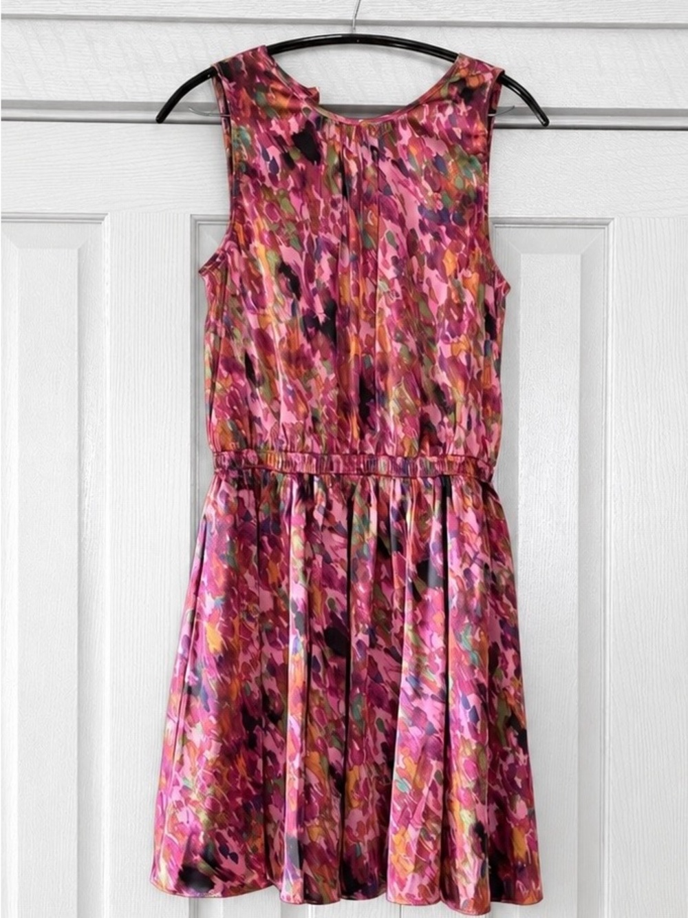 Evereve Pink Floral Sleeveless Casual Dress